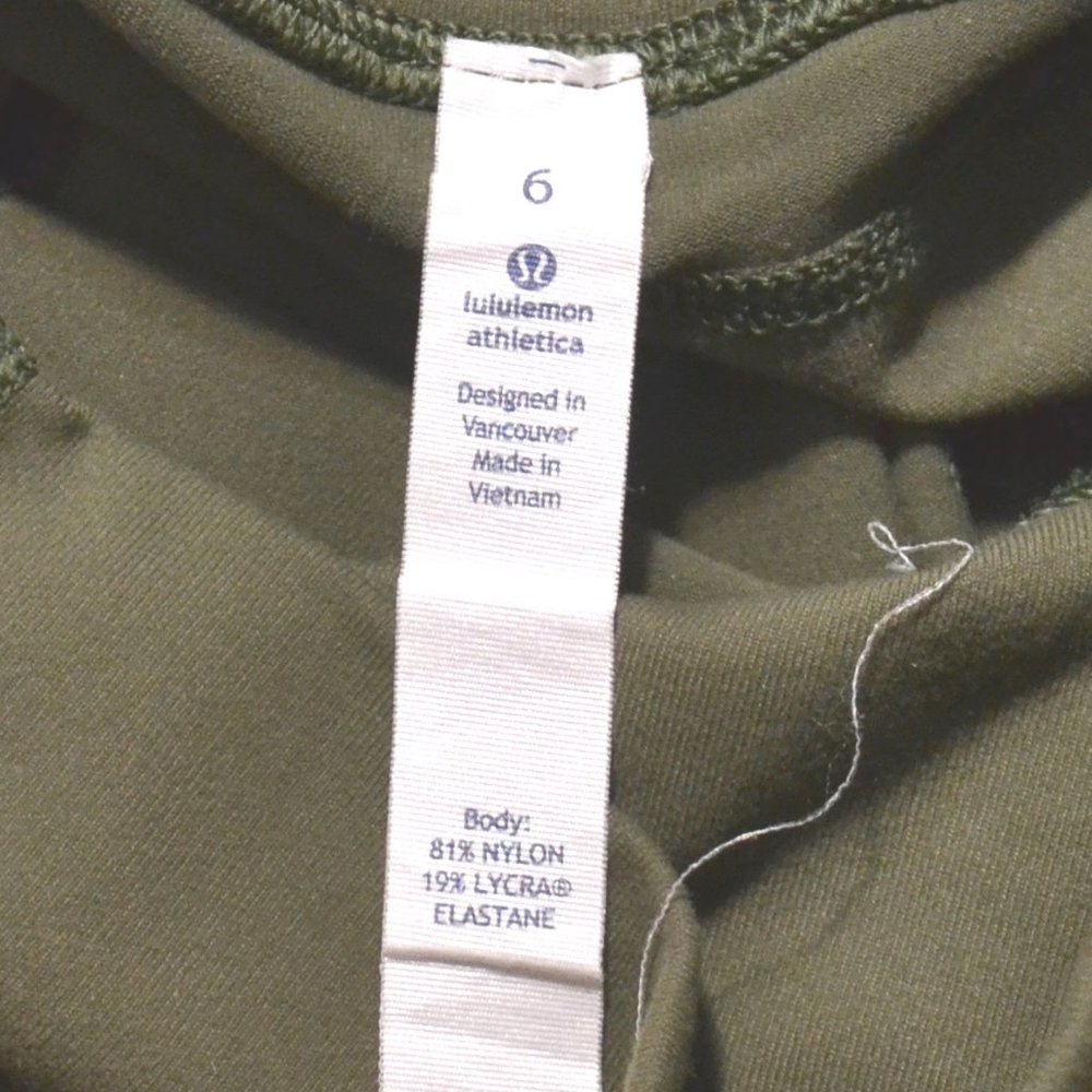 Lululemon Method Cropped Slit Gym Workout Pants - Picture 5 of 5